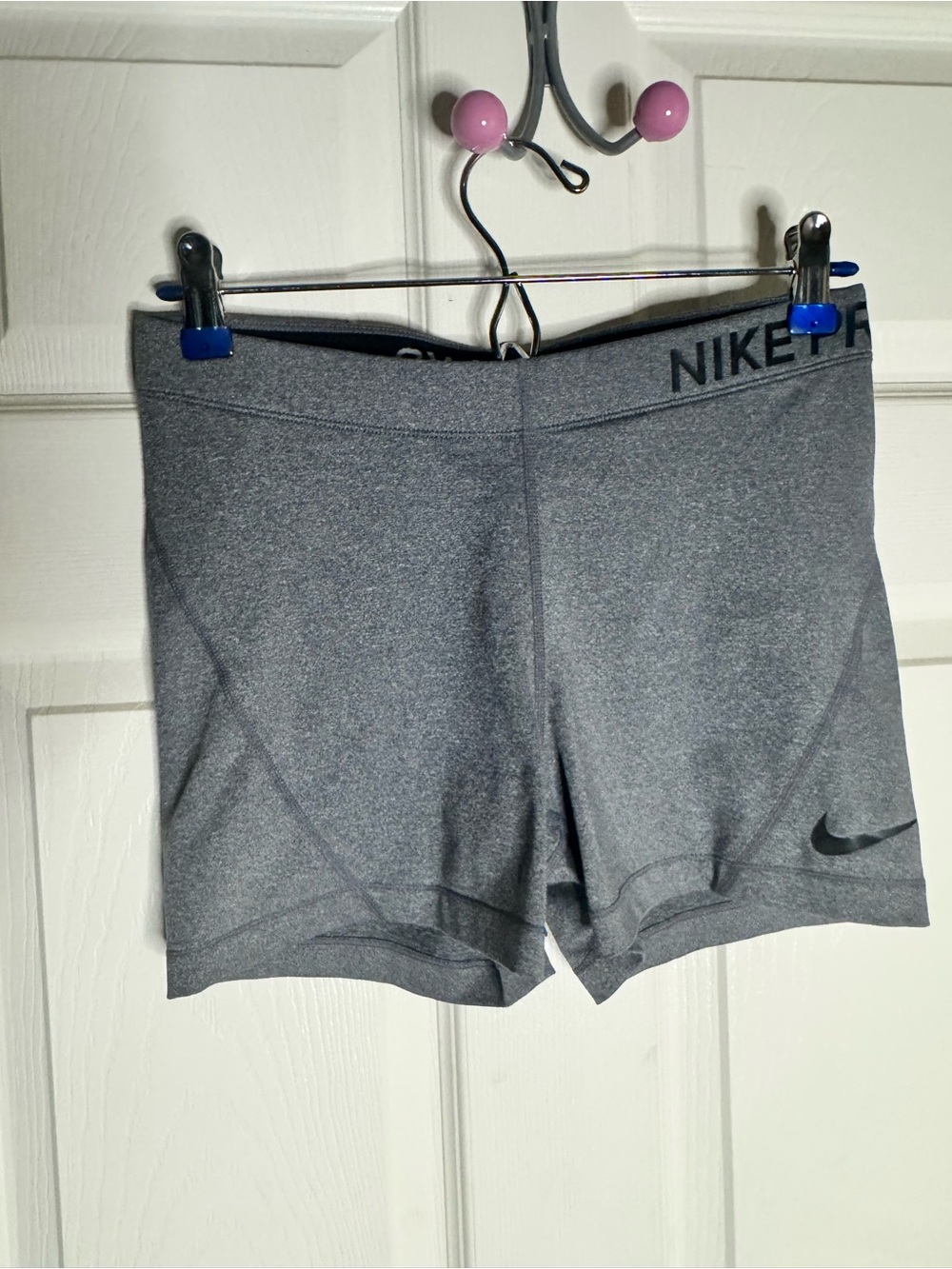 Nike Gray Women's Dri-FIT Training Shorts